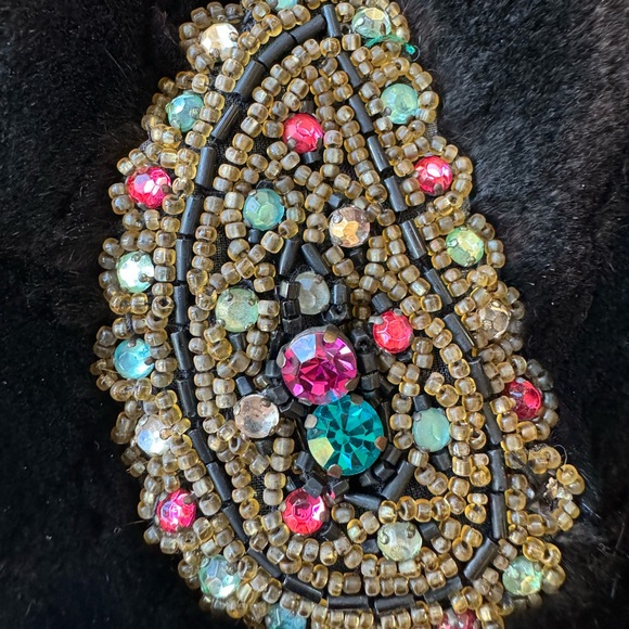 ANDRIENNE LANDAU vintage very dark brown fur vest, size s/m - Picture 7 of 11